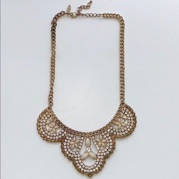 New York & company embellished statement necklace - Picture 1 of 4